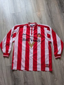 Match Worn Sunderland Football Shirt Mens XL 1999/2000 Asics for sale on Ebay