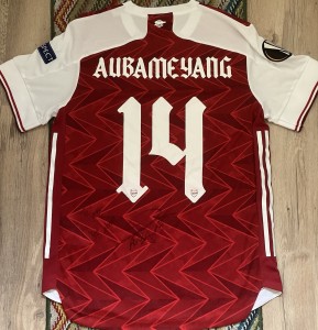Arsenal 2020/21 Europa League Match Shirt Signed for sale on Ebay