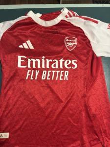 Bukayo Saka Arsenal FC Hand-Signed Shirt Autograph Jersey Shirt England for sale on Ebay