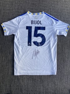 Jaka Bijol Signed Leeds United Shirt With COA And Photo Proof for sale on Ebay