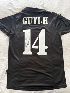 Signed Guti Real Madrid 2002 away Shirt Proof Spain for sale on Ebay