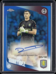 Eiliano Martinez Auto /150 - Aston Villa - 2025-26 Topps Chrome UCC for sale on Ebay