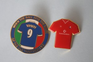 (142)  TWO CHELSEA FOOTBALL CLUB METAL PIN BADGE for sale on Ebay