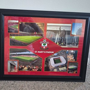 Southampton FC St Mary’s Stadium Framed Print Picture Collage for sale on Ebay