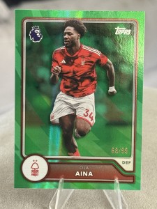Topps Premier League 2026/27 Ola Aina 68/99 Nottingham Forest #222 Parallel for sale on Ebay