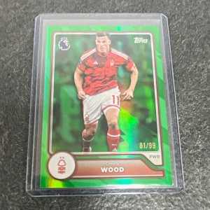 Topps Premier League 2026/27 Chris Wood Nottingham Forest #230 Green /99 for sale on Ebay