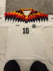 adidas Germany Home Shirt Matthäus 10 White XL Short Sleeve Football for sale on Ebay