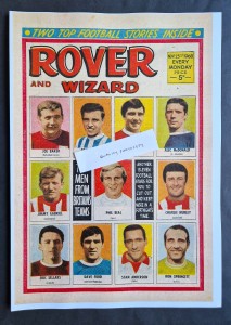 Rover And Wizard Comic Front Page 1968 Sunderland St Johnstone Arsenal Clyde etc for sale on Ebay