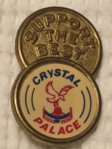 Vintage 1970s Crystal Palace FC Enamel Supporter Badge Coffer London CPFC Eagle for sale on Ebay
