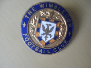 'THE WIMBLEDON' FOOTBALL CLUB METAL BADGE - FREEPOST for sale on Ebay