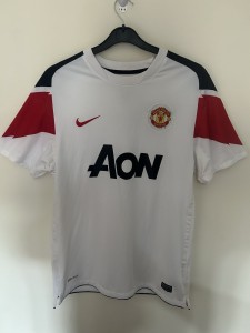 Manchester United 2010/11 Away Shirt Player Spec. NUMBER 5. for sale on Ebay