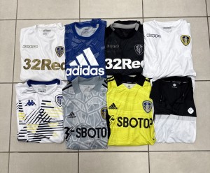 Leeds United Football Shirt / T-shirt / Polo Shirt Bundle - 8x Shirts - UK M for sale on Ebay