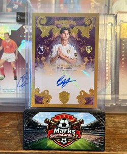 Topps Royalty Premier League 2026 Brenden Aaronson Leeds Utd Auto 06/50 Imperial for sale on Ebay