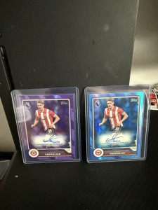 Yehor Yarmoliuk Brentford /150 & 199 Auto Topps Premier League Flagship 2026-27 for sale on Ebay