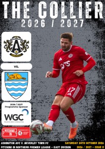 Ashington AFC	v Beverley Town Saturday 24th October 2026 for sale on Ebay