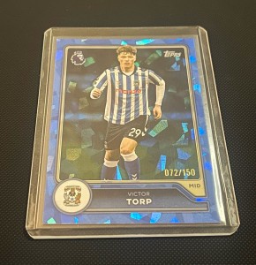 Topps Premier League Victor Torp Coventry City 26/27 #265 072/150 Parallel for sale on Ebay