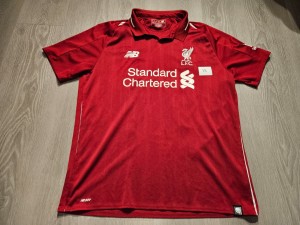 Mens New Balance Liverpool Home football shirt 18/19 Size L for sale on Ebay