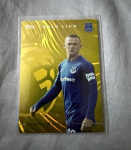Topps Premier League 2026/27 Wayne Rooney Everton Gold Lion GL9 Insert for sale on Ebay