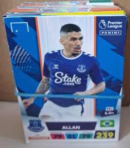 Everton FC Football Card Bundle x100 Topps Panini Match Attax Job Lot for sale on Ebay