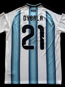 Rare Paolo Dybala Signed Argentina Football Shirt for sale on Ebay