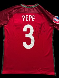 Rare Pepe Signed Portugal Football Shirt for sale on Ebay