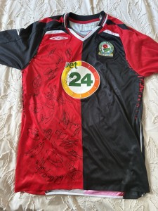 Umbro Blackburn Rovers Signed Football Shirt Santa Cruz 9 Original for sale on Ebay