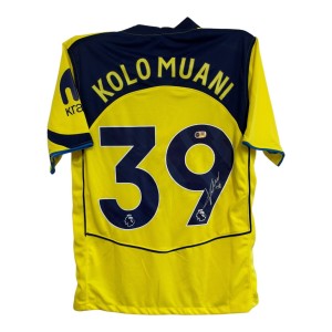 Randal Kolo Muani Signed Shirt ACG Authentication Spurs 25/26 3rd Auto Jersey  for sale on Ebay