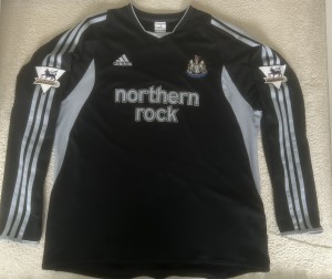 NEWCASTLE UNITED ADIDAS LONG SLEEVE AWAY SHIRT 2003 VGC. for sale on Ebay