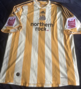 NEWCASTLE UNITED ADIDAS AWAY SHIRT 2009 VGC. for sale on Ebay