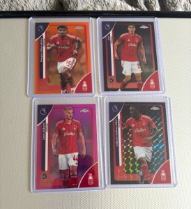 Topps Chrome Premier League 2022-23 Nottingham Forest /10 /10 /25 /250 for sale on Ebay