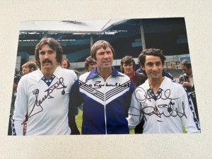 Villa Burkinshaw Ardiles Signed Tottenham Photo Tottenham Spurs Autograph COA for sale on Ebay