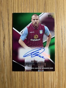 Topps 2014 Premier Gold Ron Vlaar Aston Villa Premier Autographs Auto /99 for sale on Ebay