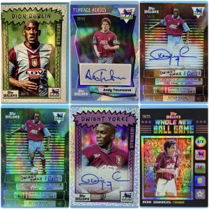 2025/26 Topps Decades Premier League **8-CARD ASTON VILLA BUNDLE** Auto/Numbered for sale on Ebay