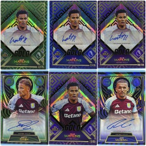 2025/26 Topps Gold Premier League ** 7 - CARD BUNDLE ASTON VILLA** Auto/Numbered for sale on Ebay