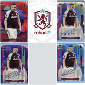 2026 Topps Finest PL. ASTON VILLA **JOHN McGINN 4-CARD SPECIAL ** /5 + 3 Autos!! for sale on Ebay