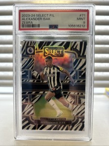 Alexander Isak 2023-24 EPL Select Zebra /25 PSA MINT 9 Newcastle Liverpool for sale on Ebay