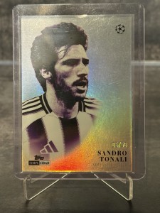 2025/26 Topps Simplicidad Sandro Tonali /50 Newcastle United UCL for sale on Ebay