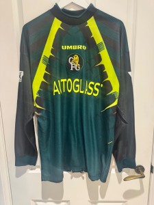 Chelsea FC 1997/98 Goalkeeper Shirt Size L *Rare* for sale on Ebay