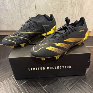 adidas Predator Elite FT FG JB Football Boots Moulded Studs Black/Gold UK 9.5 for sale on Ebay