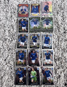 Merlin Premier League Everton Full base set 25/26 for sale on Ebay
