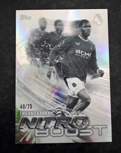 Topps Premier League 26/27 Thierno Barry Everton Nitro Boost NB 10 Parallel /75 for sale on Ebay