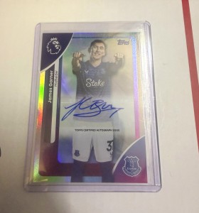 Topps Premier League 2025/26 James Garner Everton Auto Variation AC-JGA for sale on Ebay
