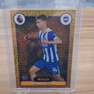 Tom Watson Rookie /50 Topps Merlin Premier League Brighton for sale on Ebay
