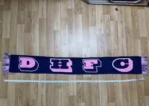 Dulwich Hamlet Football Club Scarf Purple and Pink Winter Scarf for sale on Ebay
