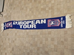 Vintage Ipswich Town Scarf - European Tour 2001 for sale on Ebay
