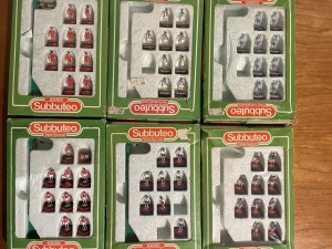 Subbuteo job lot of boxed lightweight teams/part teams for sale on Ebay