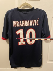 PSG #10 Ibrahimovic Football Shirt for sale on Ebay