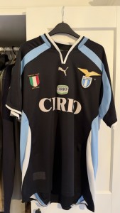 Lazio 1998/00 Retro Away Shirt for sale on Ebay