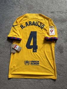 Barcelona Player ADV Issue BNWT 23/24 SENYERA ARAUJO Shirt for sale on Ebay
