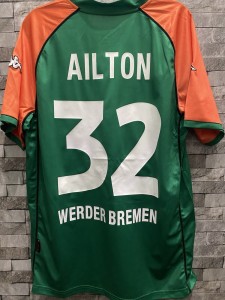 Werder Bremen 03/04 Home Shirt #32 Ailton Adults Large for sale on Ebay